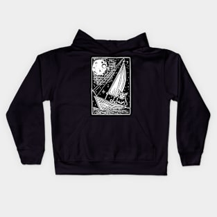 Sailing cat Kids Hoodie